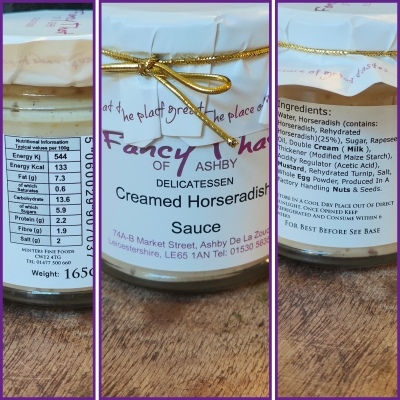 Creamed Horseradish sauce